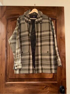 Olzen “American Traditional” Plaid Wool Blend Coat – Size 105 (Men’s L/XL)